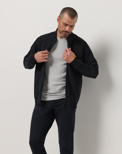 TravisMathew | Stretchknit Bomber Jacket - Black