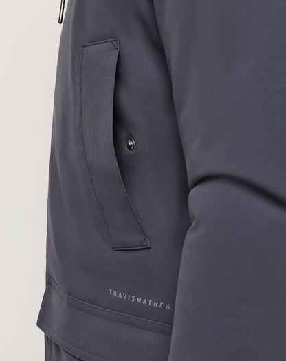 TravisMathew | Mountain Pass Long Jacket - Ebony