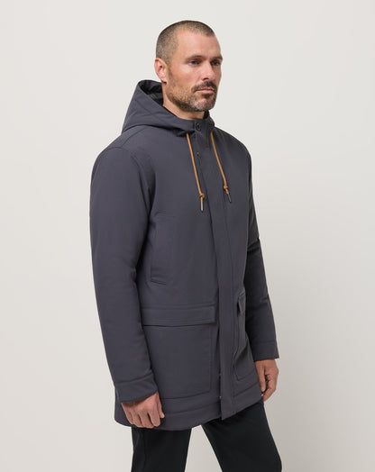 TravisMathew | Mountain Pass Long Jacket - Ebony