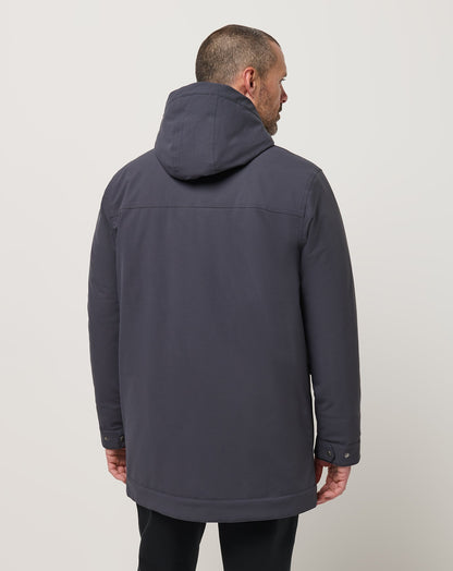 TravisMathew | Mountain Pass Long Jacket - Ebony