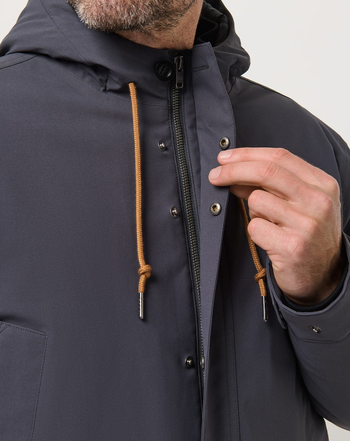 TravisMathew | Mountain Pass Long Jacket - Ebony
