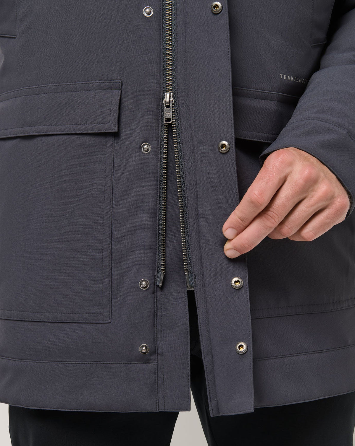 TravisMathew | Mountain Pass Long Jacket - Ebony