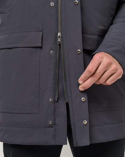 TravisMathew | Mountain Pass Long Jacket - Ebony