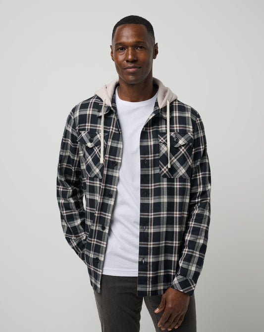 TravisMathew | Baubles Button-Up Hoodie - Black