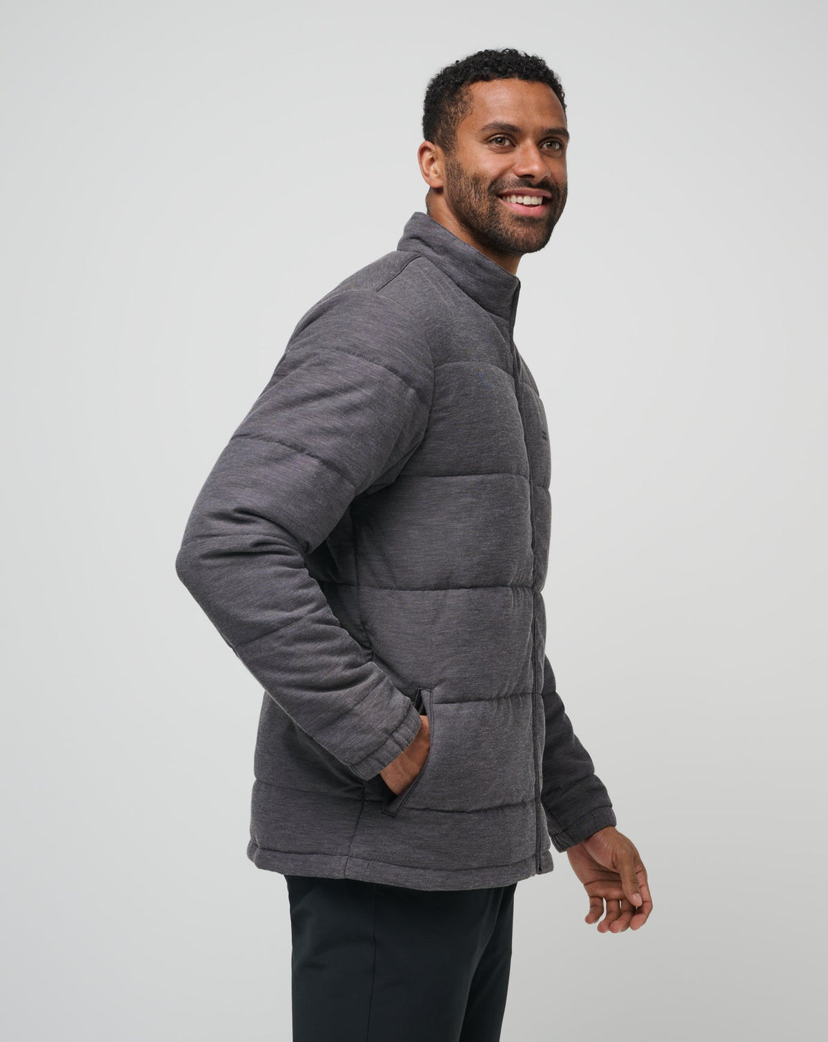 TravisMathew | Climate Drop Jacket - Heather Black