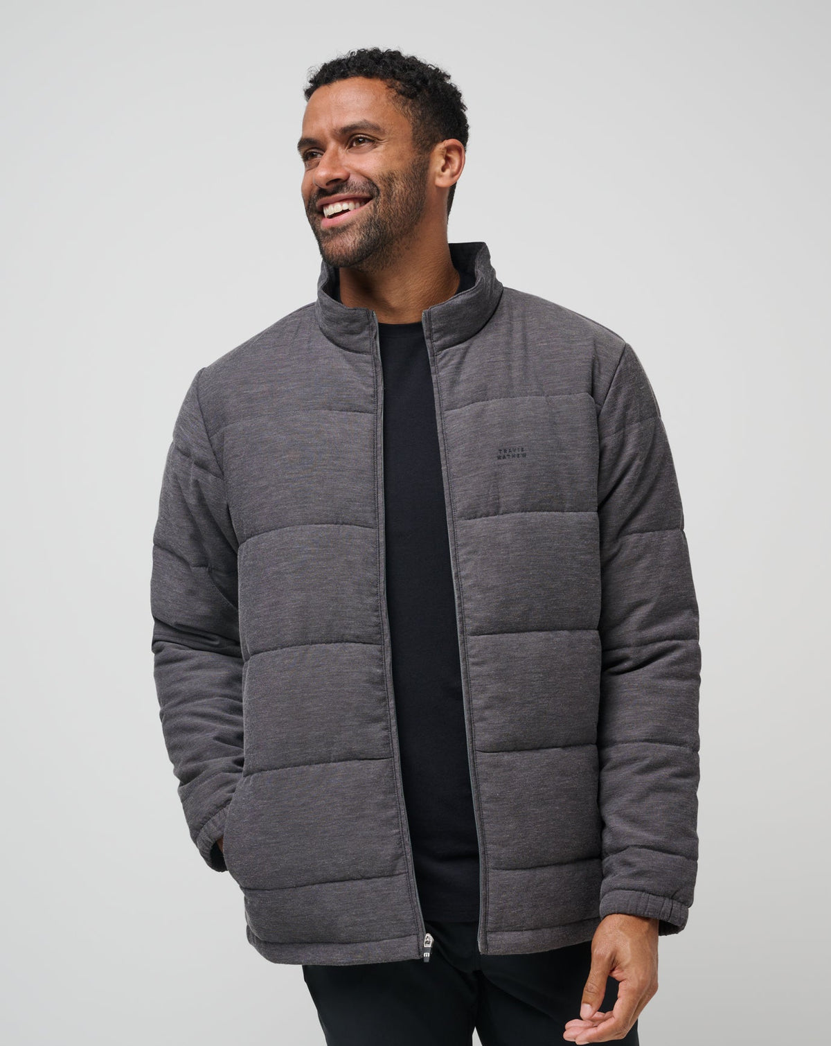 TravisMathew | Climate Drop Jacket - Heather Black