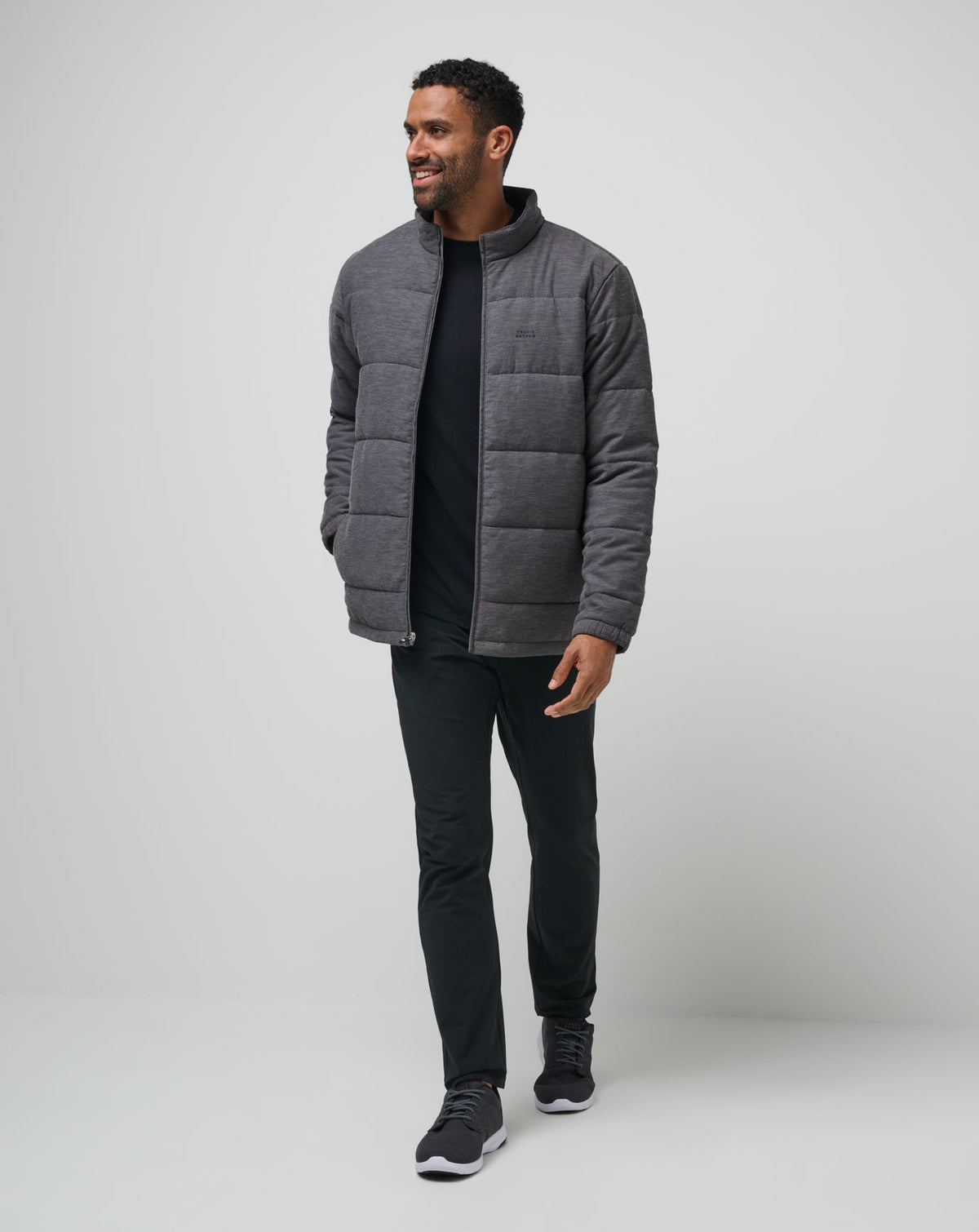 TravisMathew | Climate Drop Jacket - Heather Black