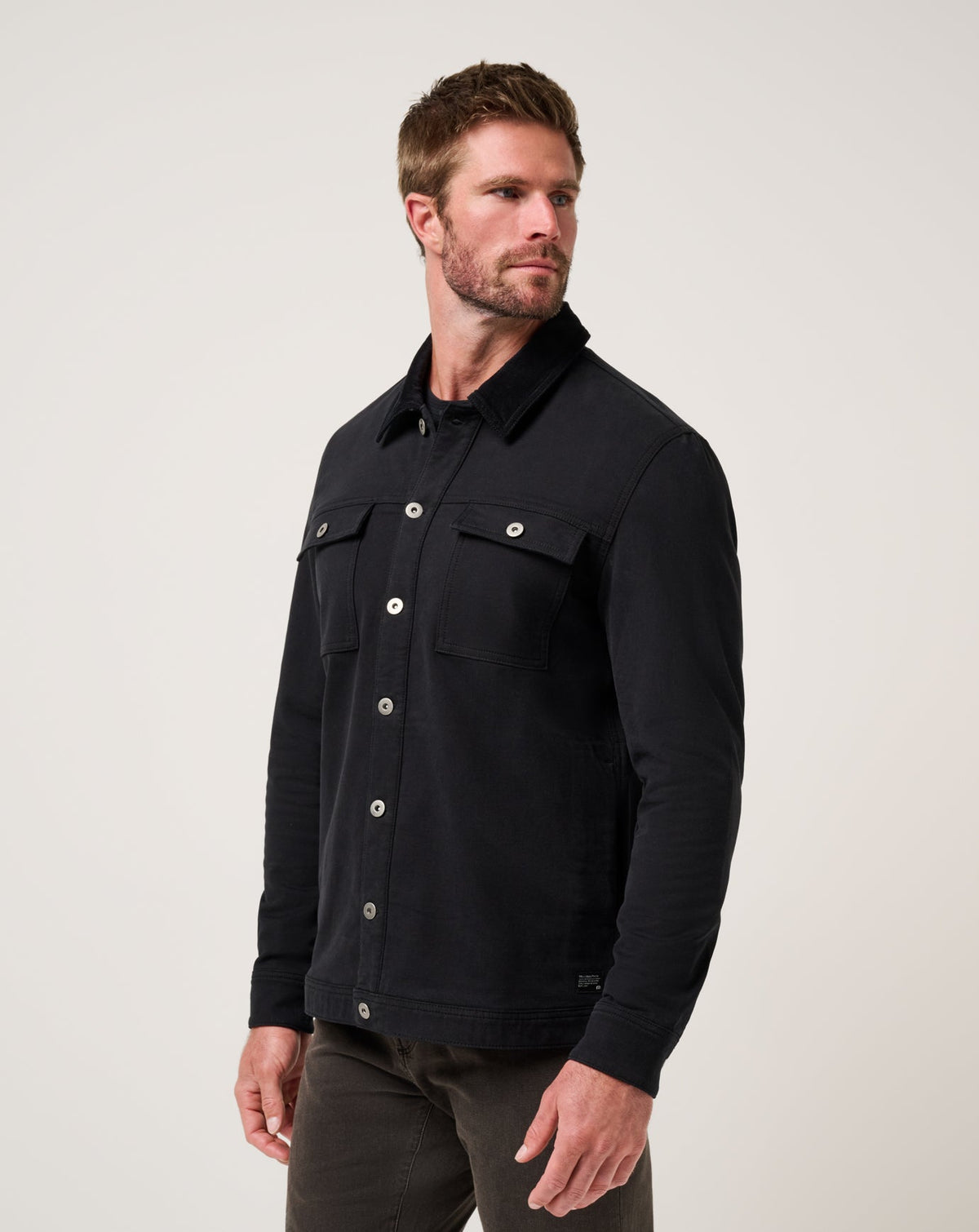 TravisMathew | Cloud Denim Cord Jacket - Black