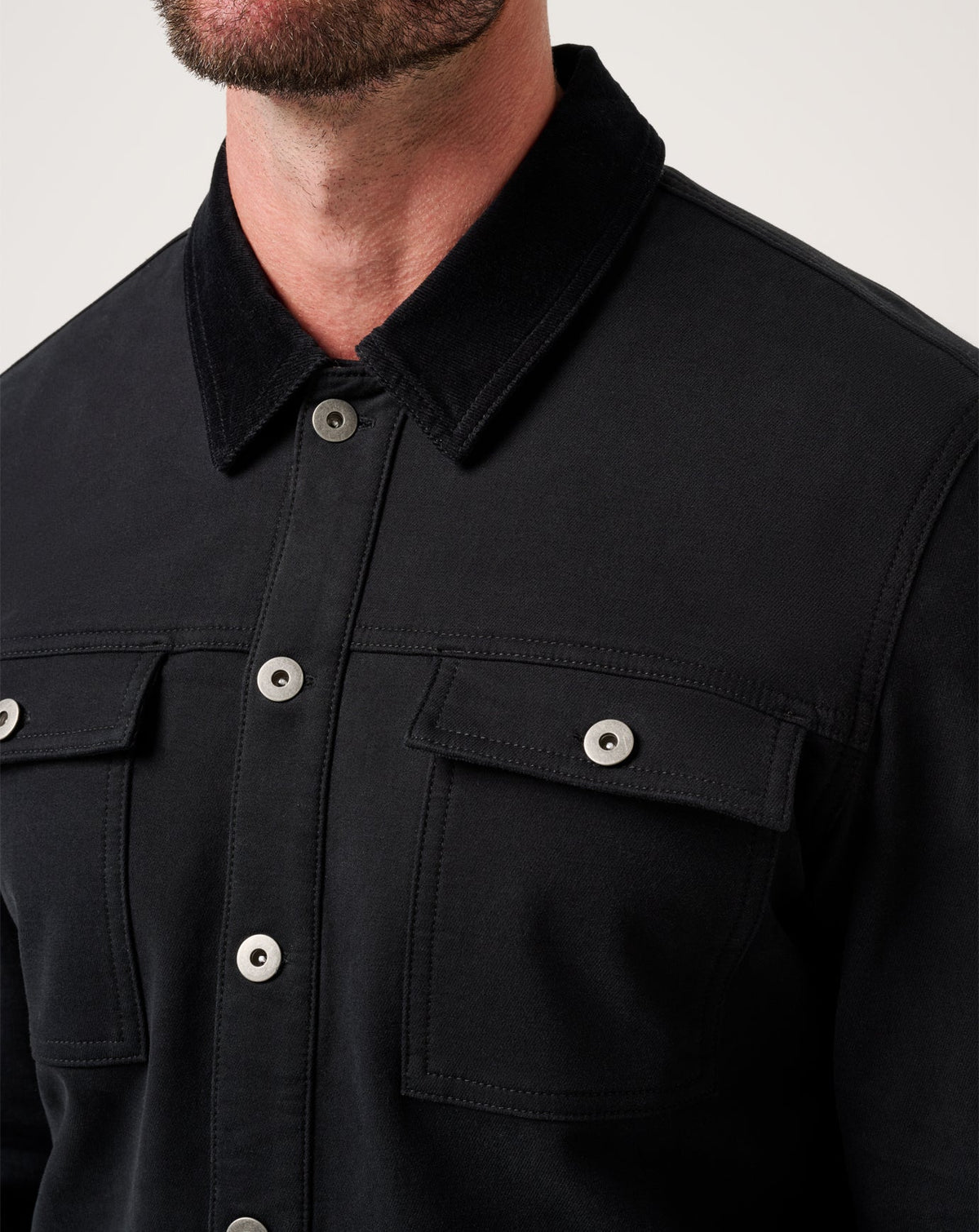 TravisMathew | Cloud Denim Cord Jacket - Black