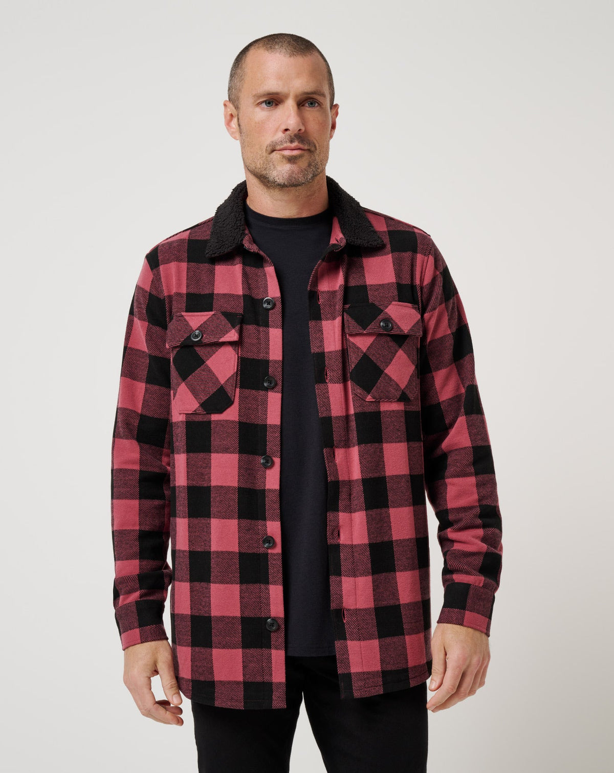TravisMathew | Winterize Shirt Jacket - Roan Rouge