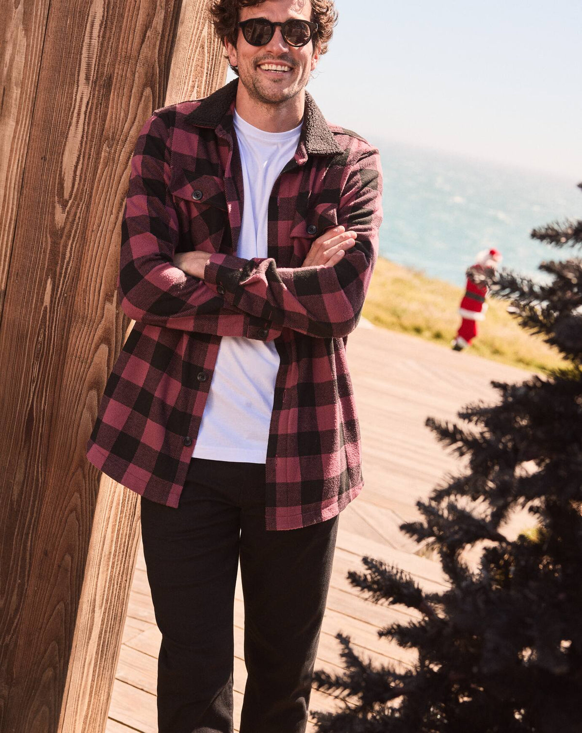 TravisMathew | Winterize Shirt Jacket - Roan Rouge