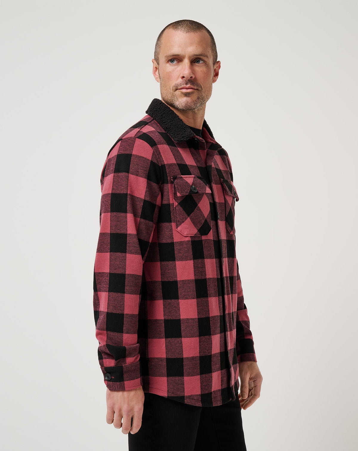 TravisMathew | Winterize Shirt Jacket - Roan Rouge