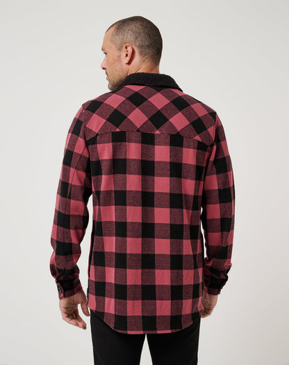 TravisMathew | Winterize Shirt Jacket - Roan Rouge