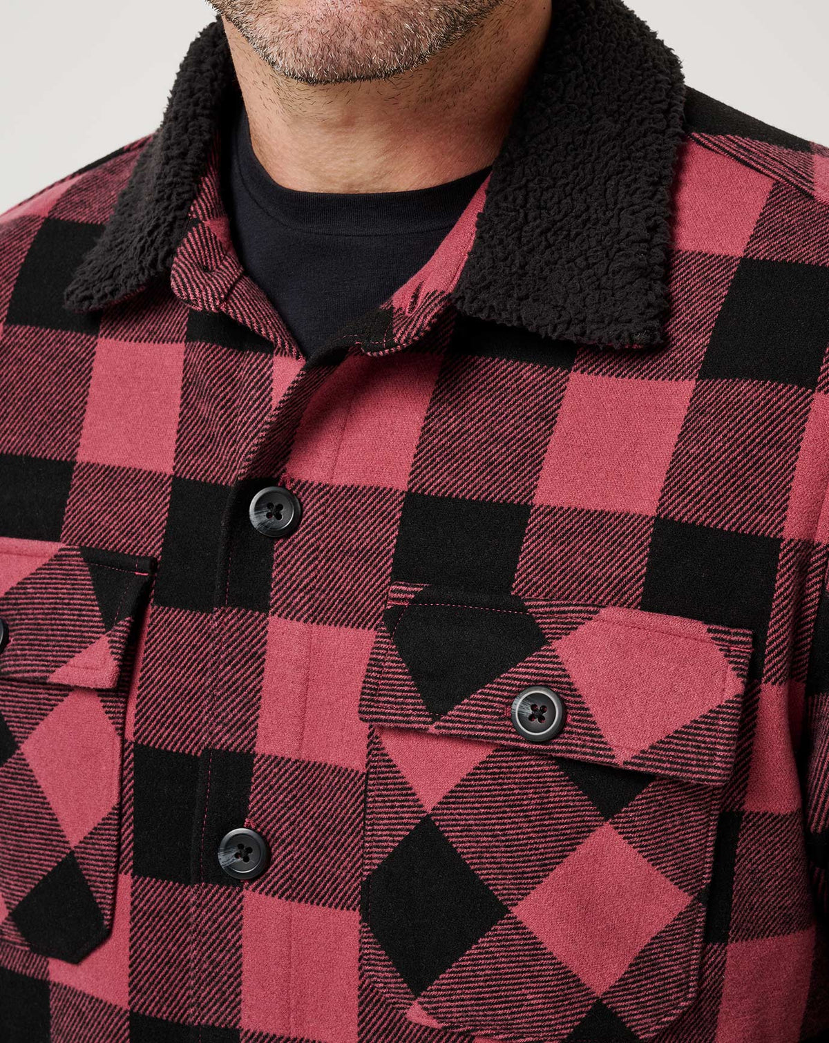 TravisMathew | Winterize Shirt Jacket - Roan Rouge