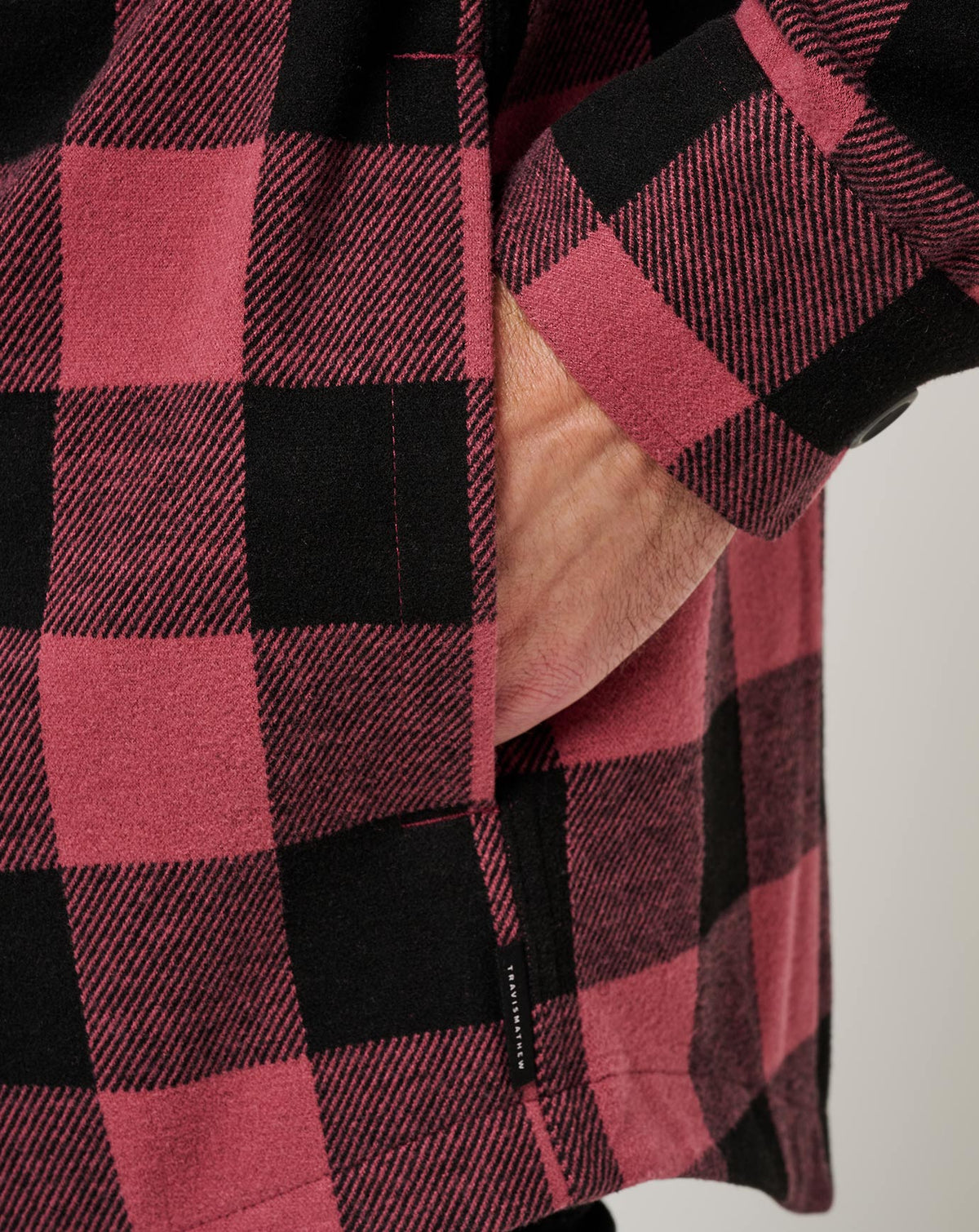 TravisMathew | Winterize Shirt Jacket - Roan Rouge