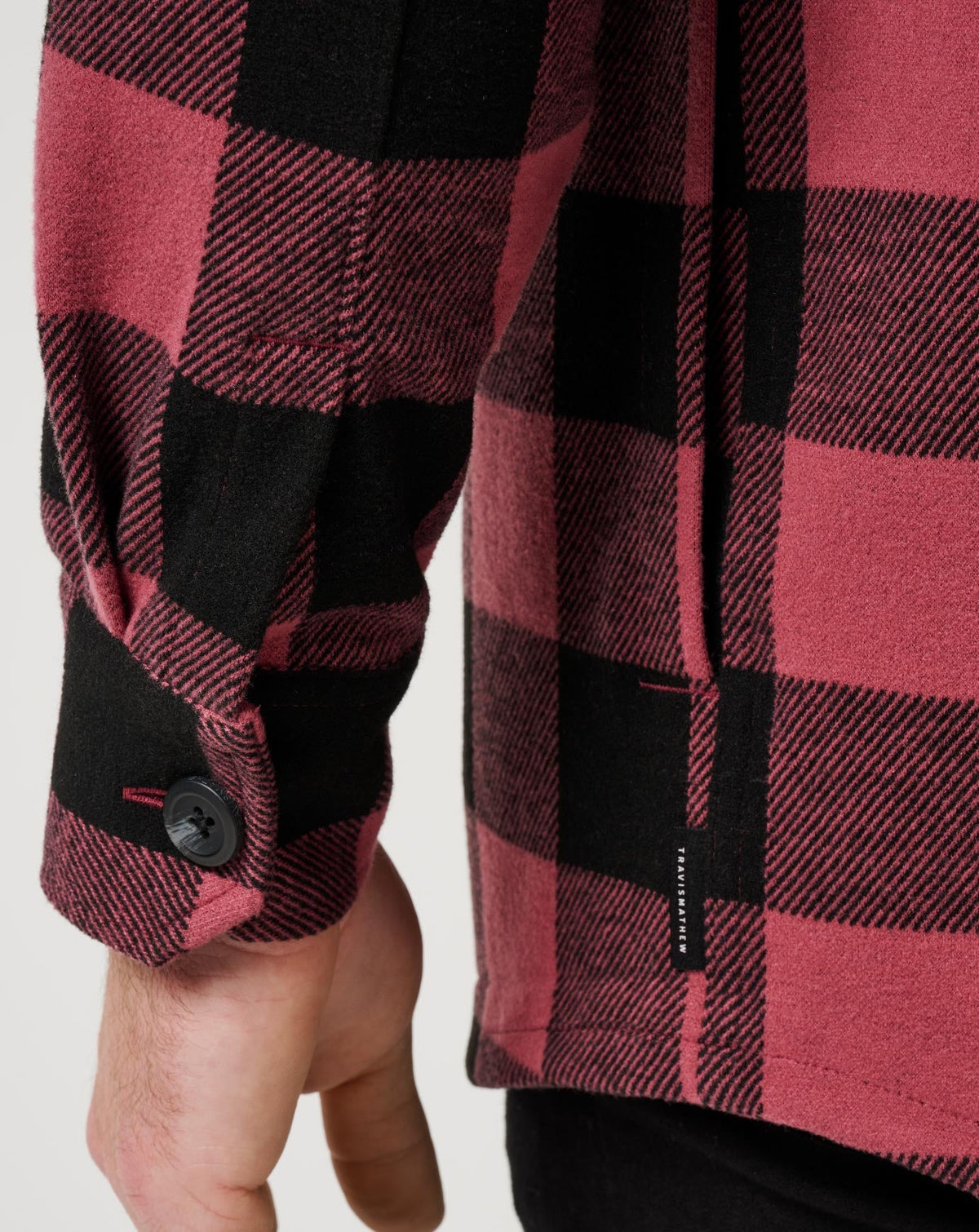 TravisMathew | Winterize Shirt Jacket - Roan Rouge