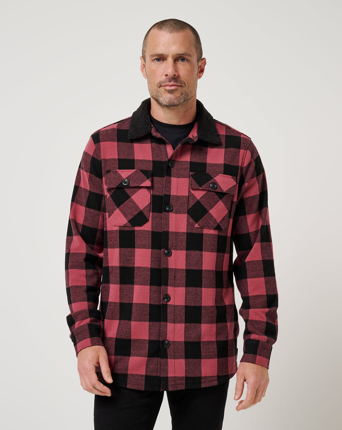 TravisMathew | Winterize Shirt Jacket - Roan Rouge