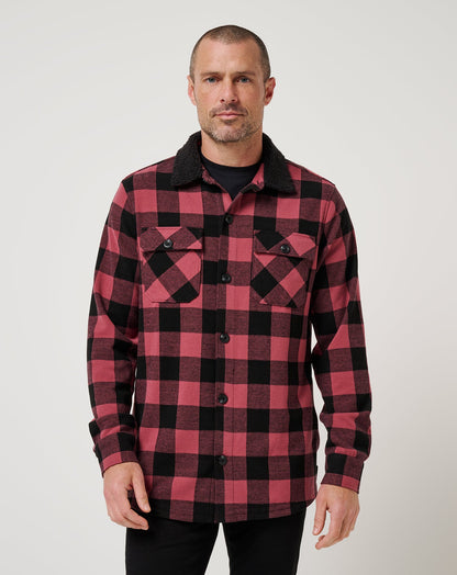 TravisMathew | Winterize Shirt Jacket - Roan Rouge