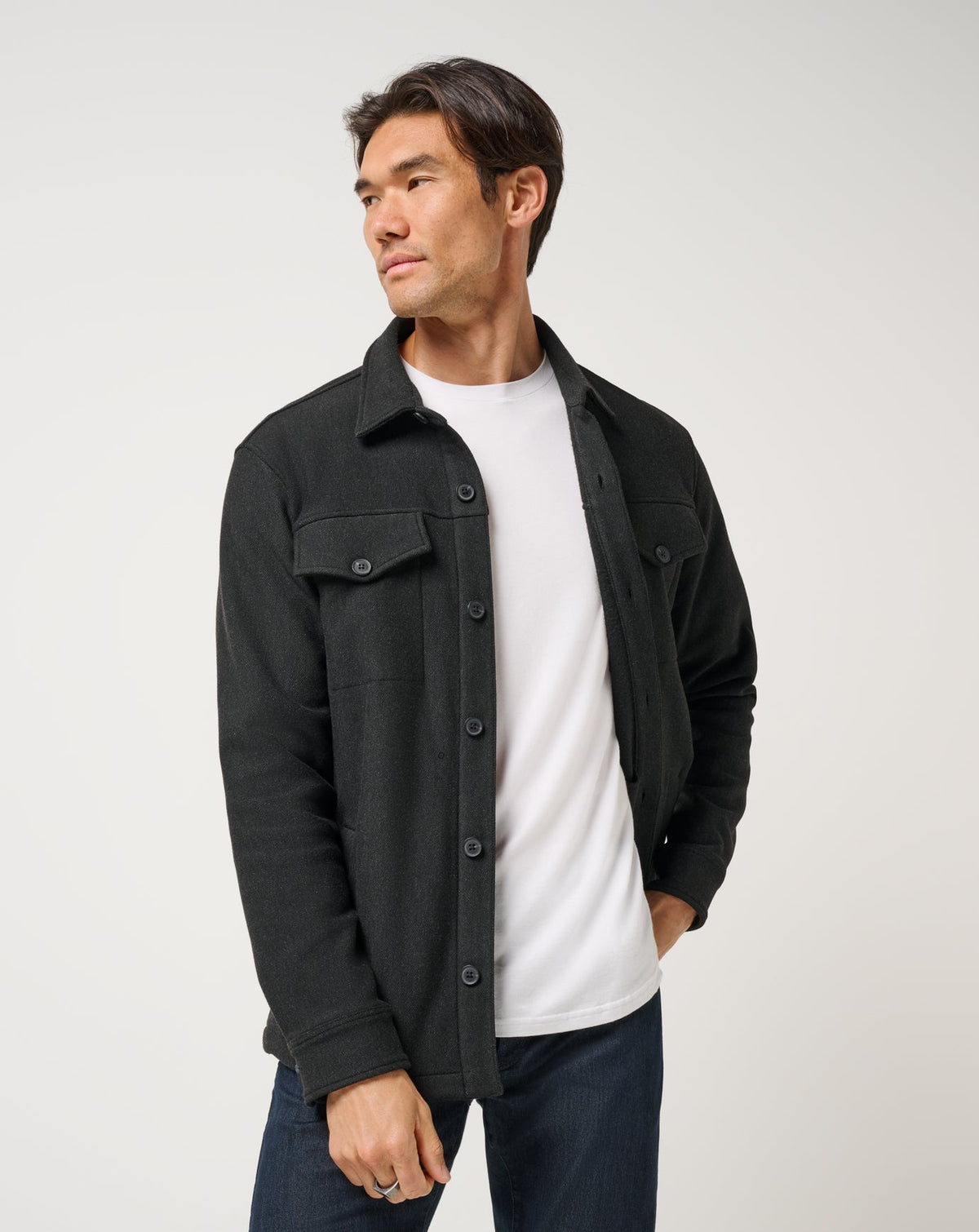 TravisMathew | Are We There Yet Shirt Jacket - Black