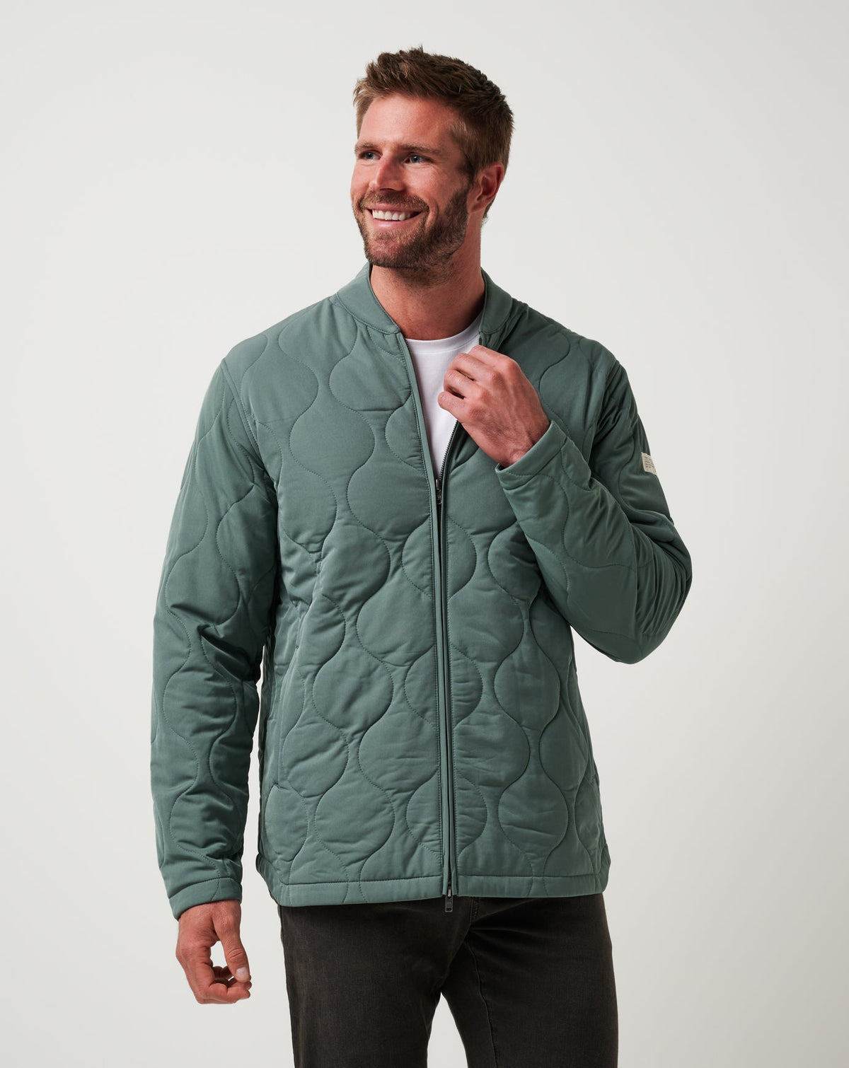 TravisMathew | Come What May Jacket - Balsam Green