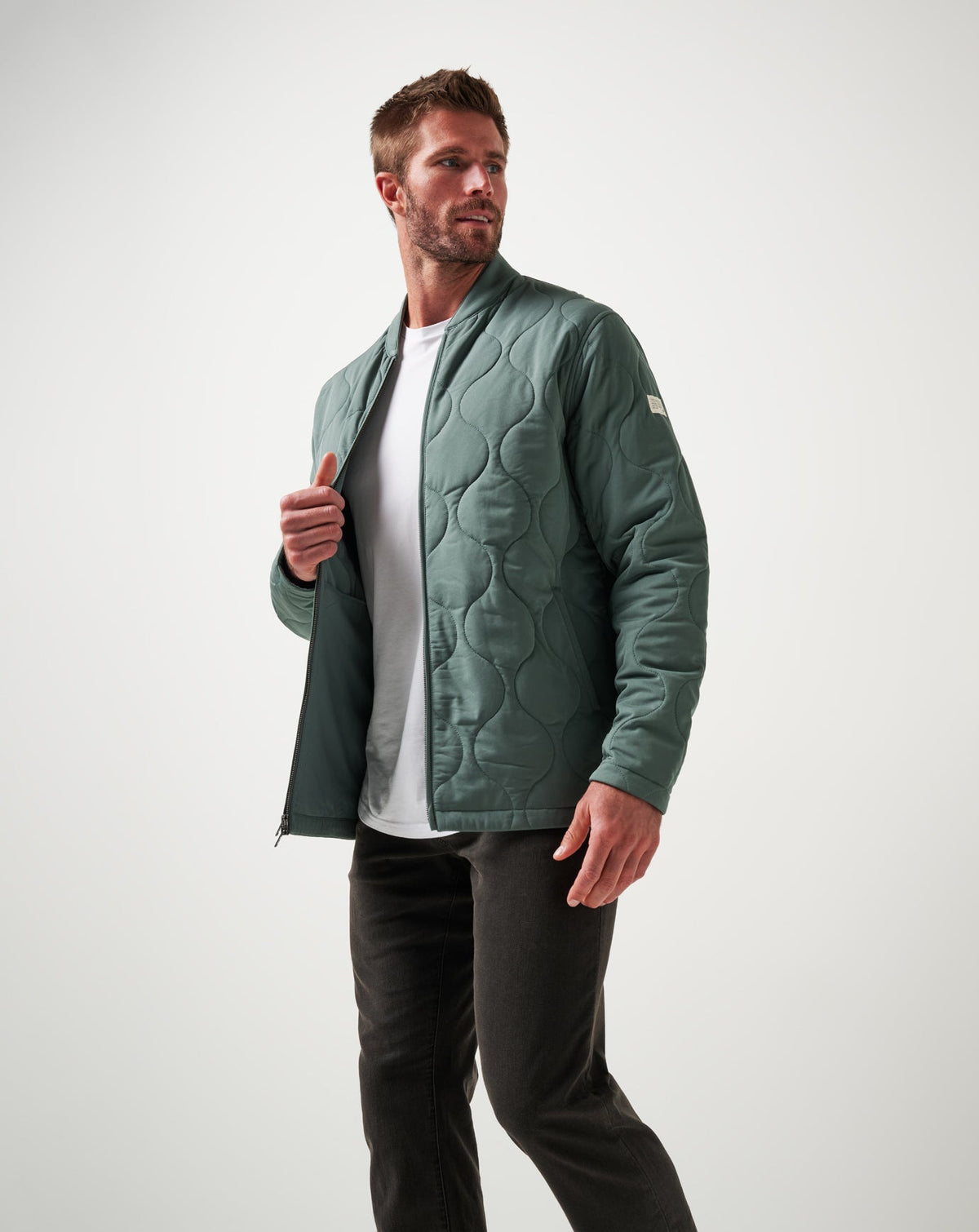 TravisMathew | Come What May Jacket - Balsam Green