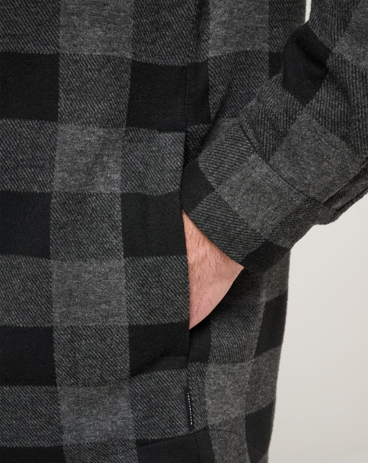 TravisMathew | Return Flight Shirt Jacket - Black/Grey
