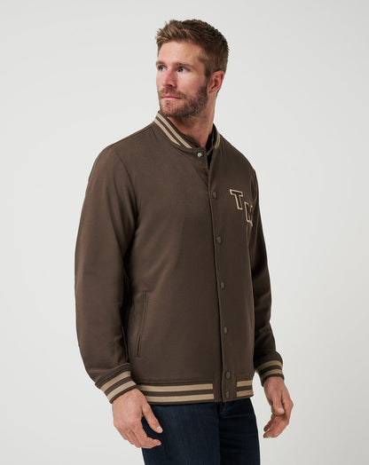 TravisMathew | Touch Down Jacket - Chocolate Brown