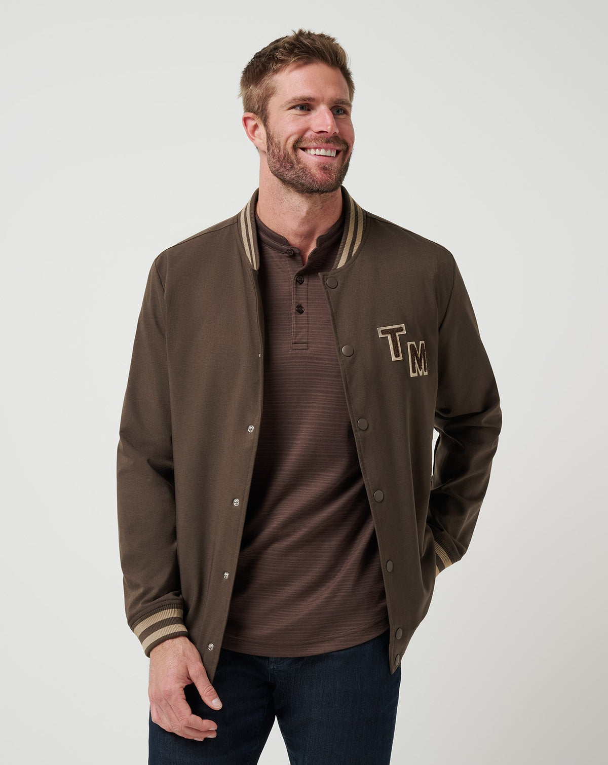 TravisMathew | Touch Down Jacket - Chocolate Brown