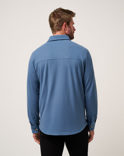 TravisMathew | Peak Fleece Shirt Jacket - Bering Sea