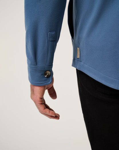 TravisMathew | Peak Fleece Shirt Jacket - Bering Sea
