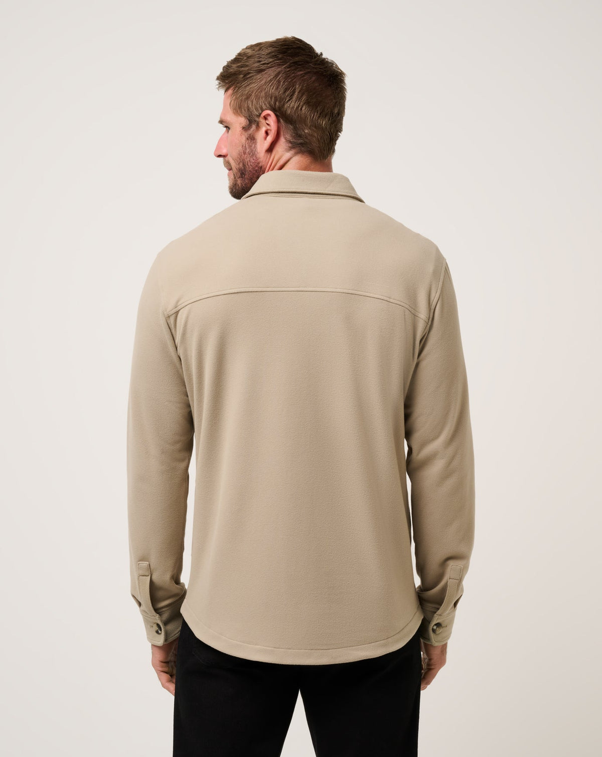 TravisMathew | Peak Fleece Shirt Jacket - Weathered Teak