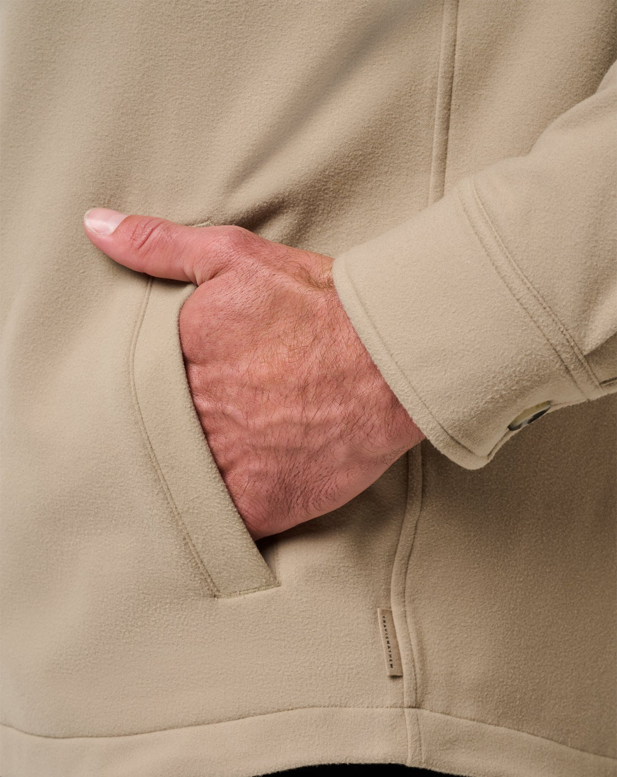 TravisMathew | Peak Fleece Shirt Jacket - Weathered Teak