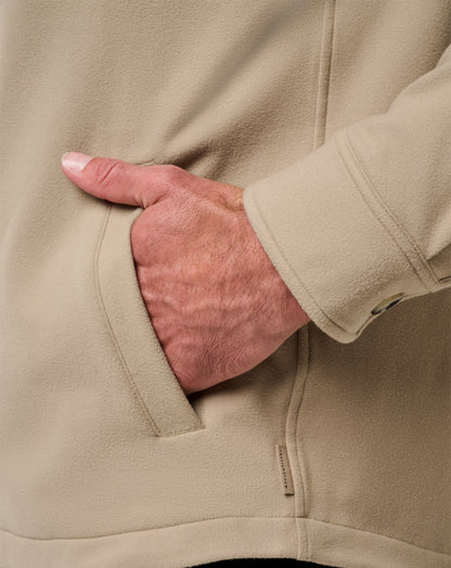TravisMathew | Peak Fleece Shirt Jacket - Weathered Teak