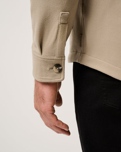 TravisMathew | Peak Fleece Shirt Jacket - Weathered Teak