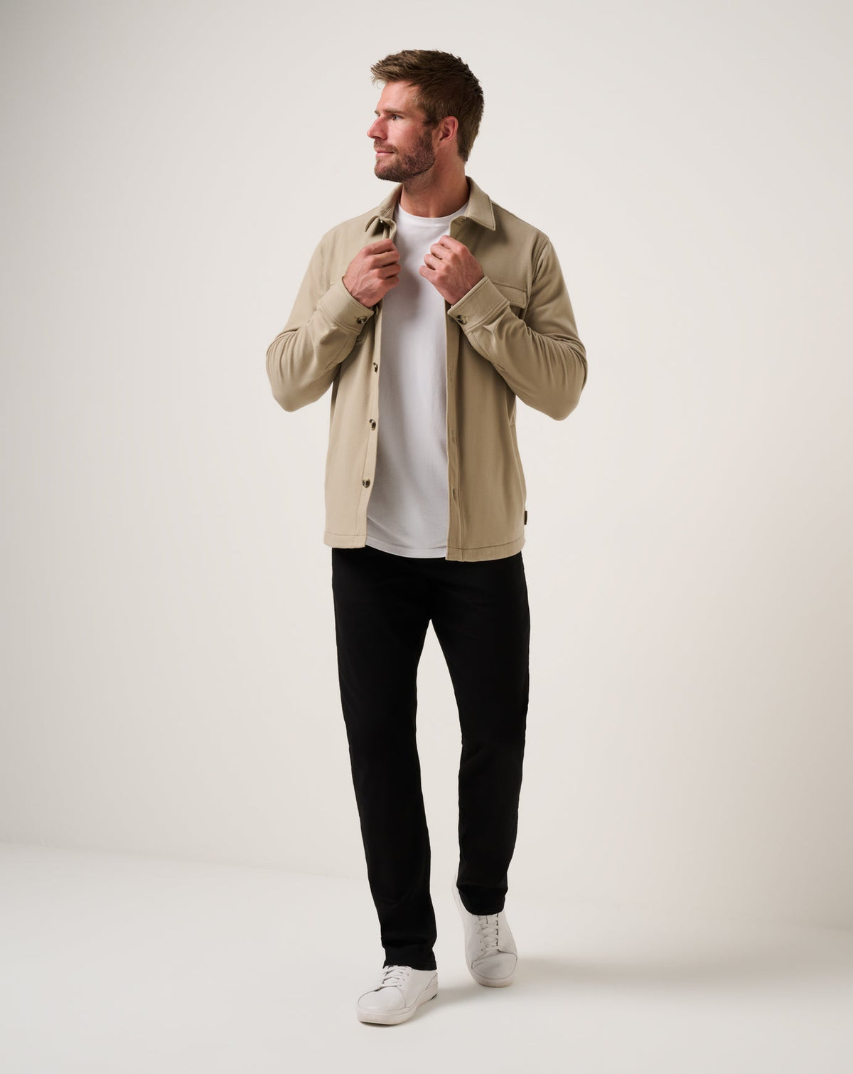 TravisMathew | Peak Fleece Shirt Jacket - Weathered Teak