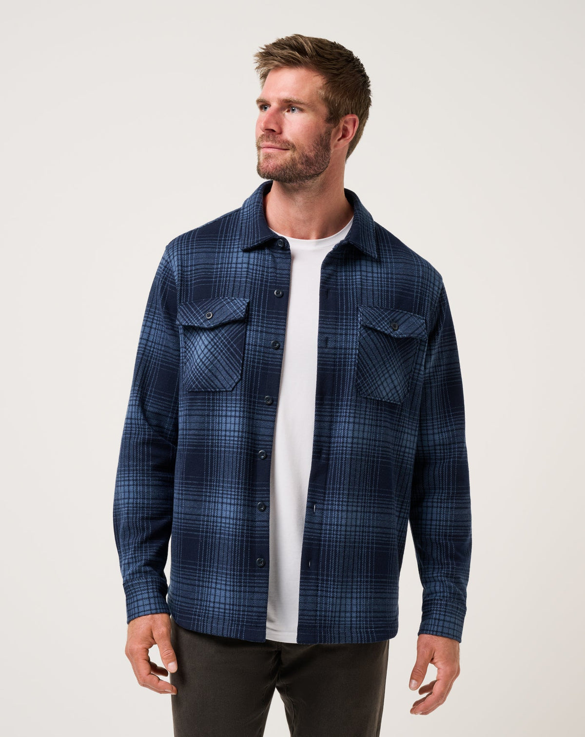 TravisMathew | Sunset Season Shirt Jacket - Total Eclipse