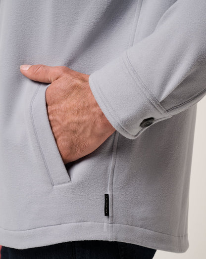 TravisMathew | Peak Fleece Shirt Jacket - Sleet