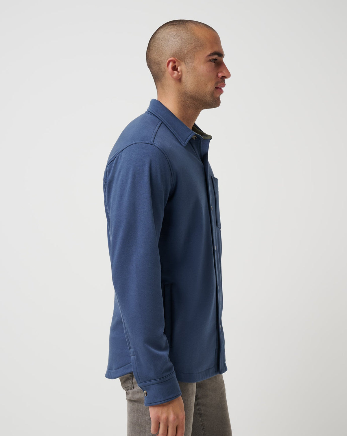TravisMathew | Cloud Shirt Jacket - Mood Indigo