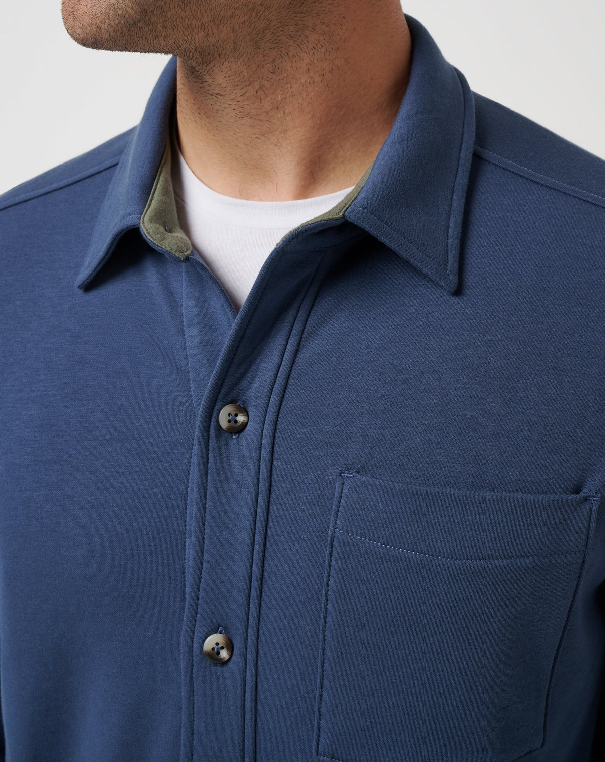 TravisMathew | Cloud Shirt Jacket - Mood Indigo