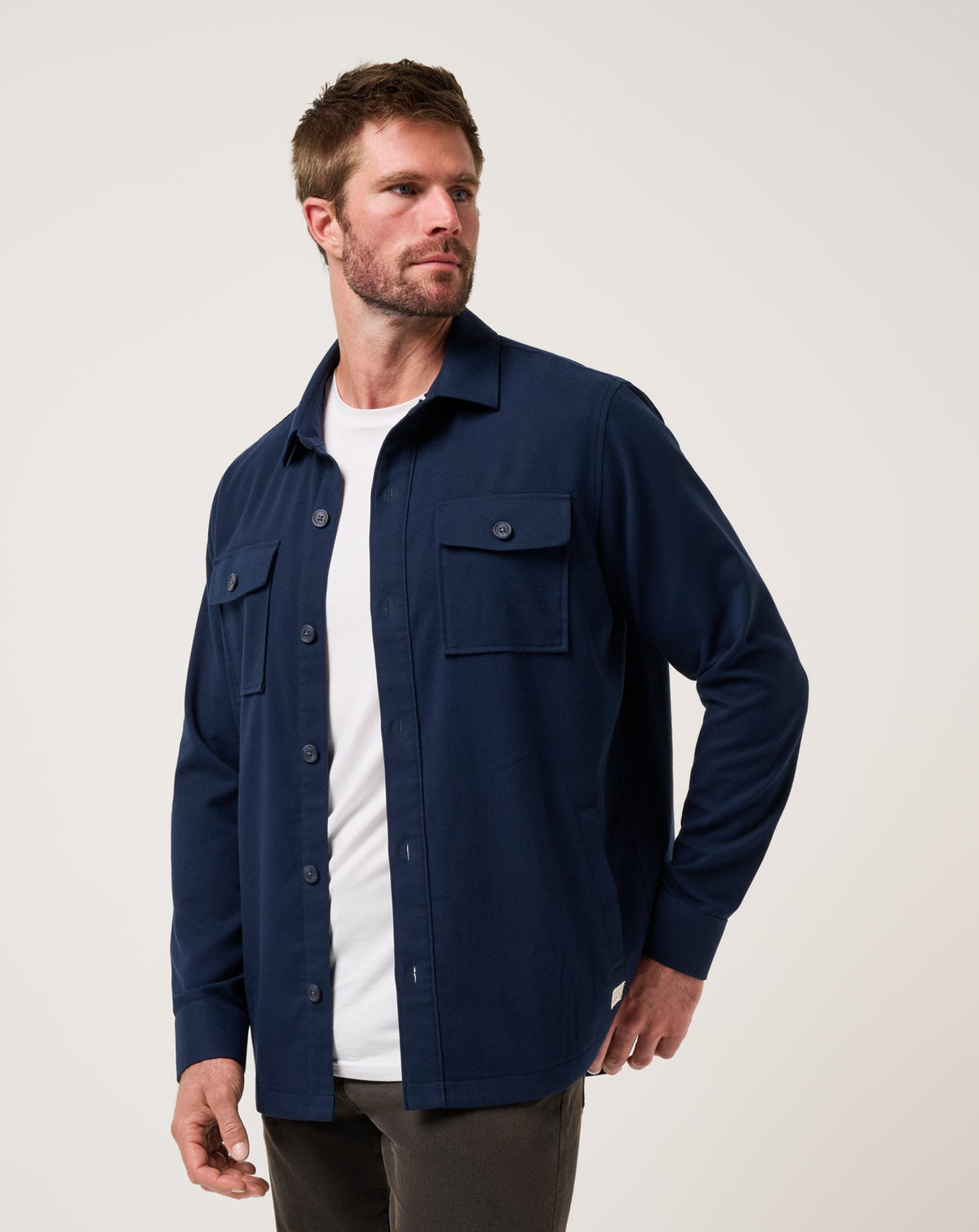 TravisMathew | Wanna Bet Shirt Jacket - Total Eclipse