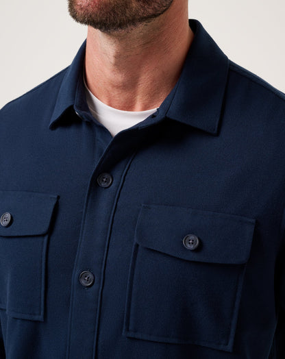 TravisMathew | Wanna Bet Shirt Jacket - Total Eclipse
