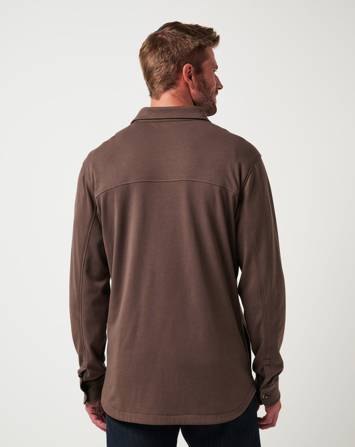 TravisMathew | Cloud Shirt Jacket - Chocolate