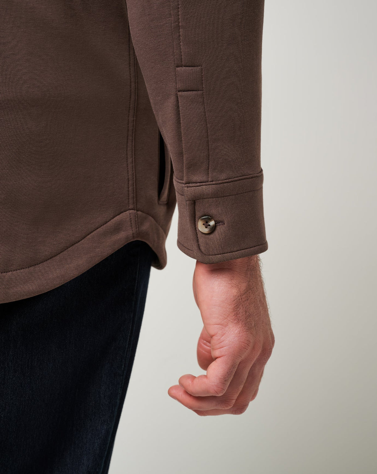 TravisMathew | Cloud Shirt Jacket - Chocolate