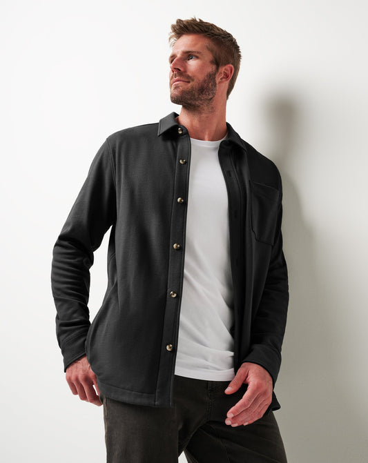 TravisMathew | Cloud Shirt Jacket - Black