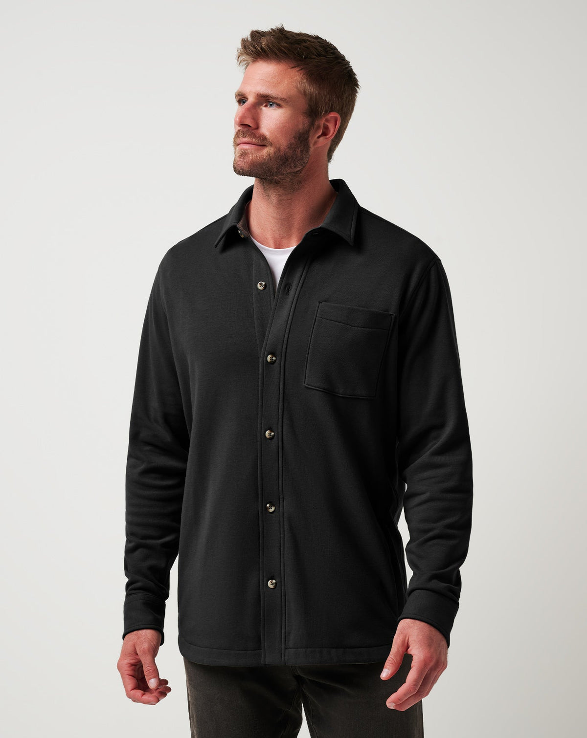 TravisMathew | Cloud Shirt Jacket - Black