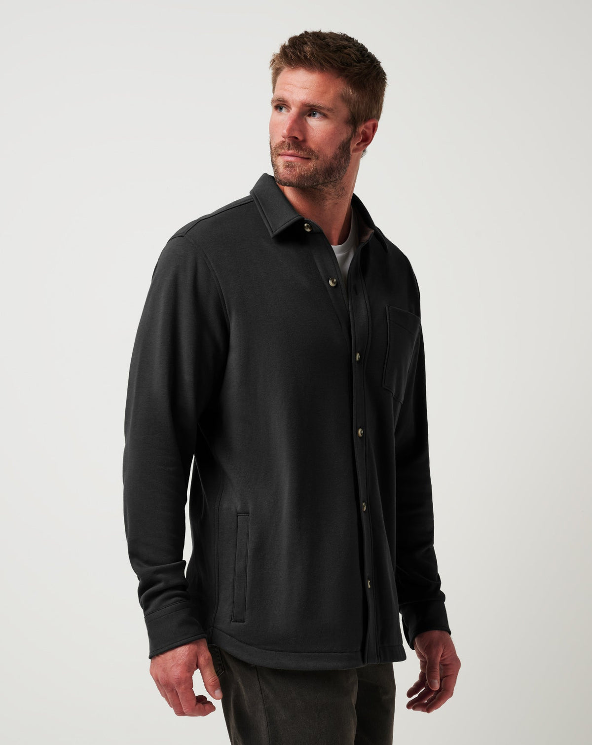 TravisMathew | Cloud Shirt Jacket - Black