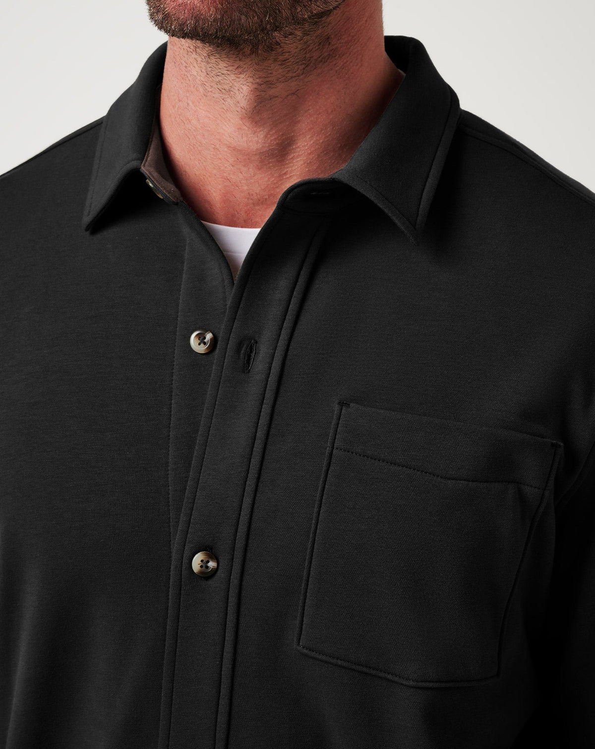 TravisMathew | Cloud Shirt Jacket - Black