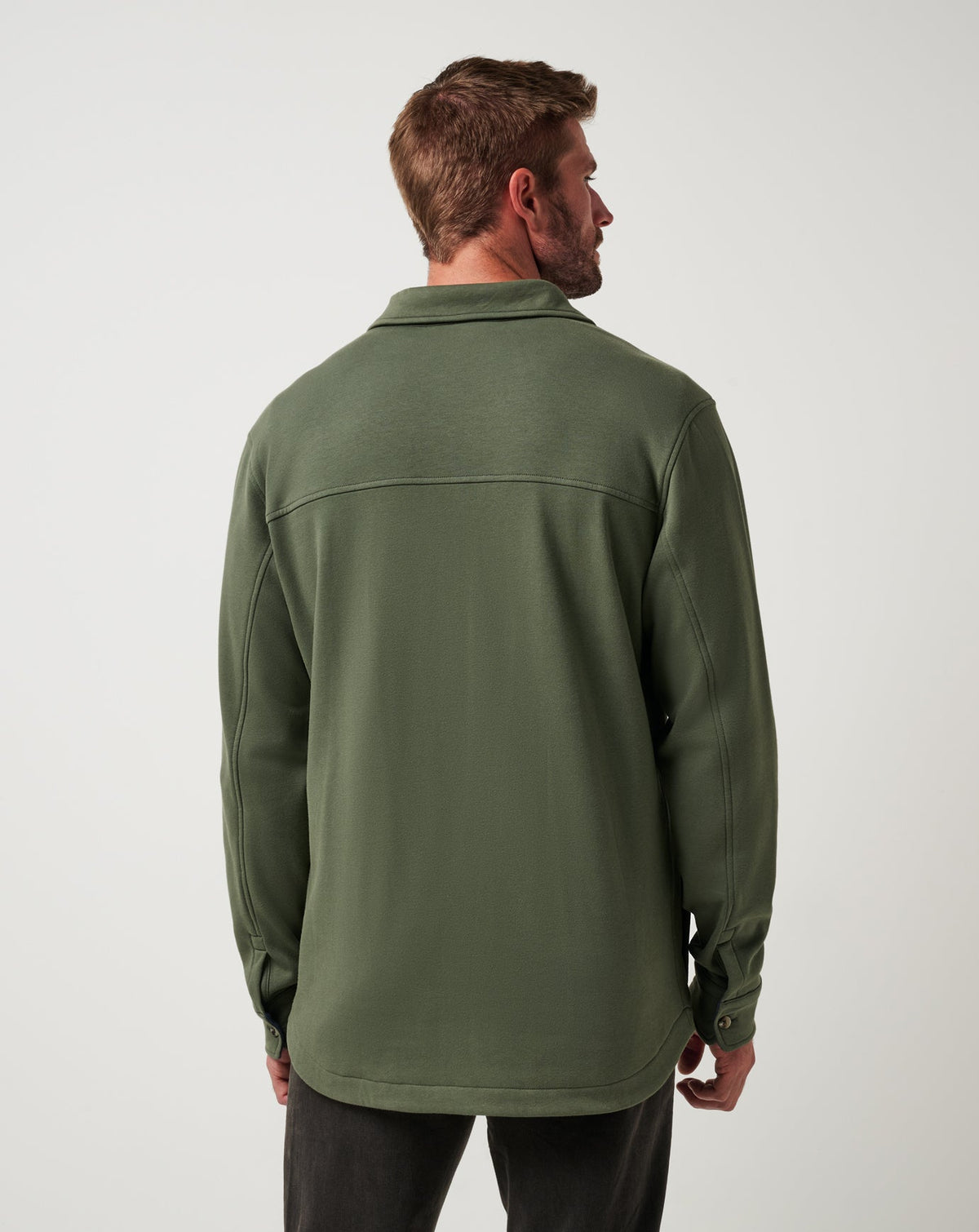 TravisMathew | Cloud Shirt Jacket - Dark Olive