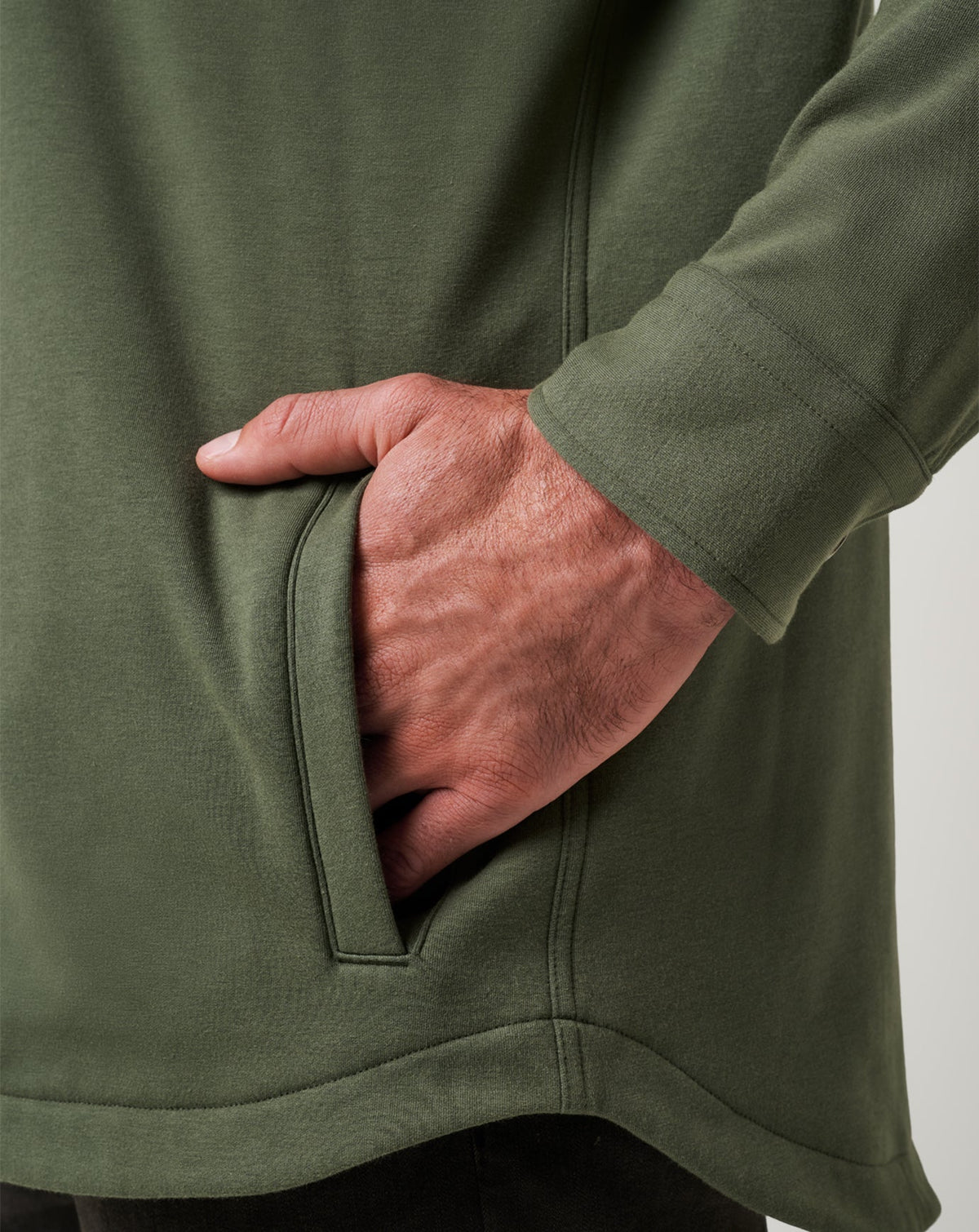 TravisMathew | Cloud Shirt Jacket - Dark Olive