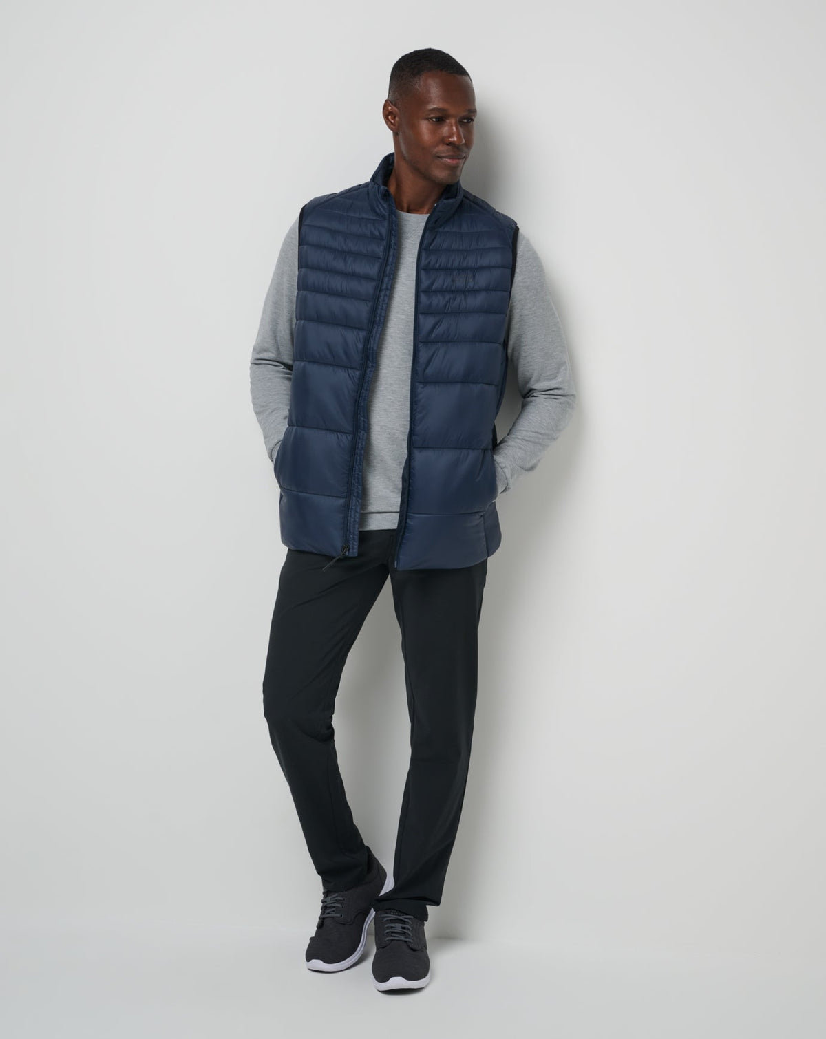 TravisMathew | Aves Tech Puffer Vest - Total Eclipse
